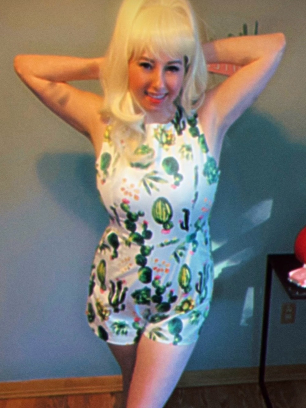 Eva Rose Cacti Romper Size L